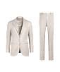 SUITSUPPLY  Light Taupe Tailored Fit Havana Suit