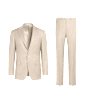 SUITSUPPLY  Sand Tailored Fit Havana Suit