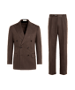 SUITSUPPLY  Mid Brown Tailored Fit Milano Suit