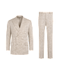 SUITSUPPLY  Sand Tailored Fit Milano Suit