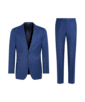 SUITSUPPLY  Mid Blue Perennial Tailored Fit Havana Suit