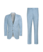 SUITSUPPLY  Light Blue Perennial Tailored Fit Lazio Suit