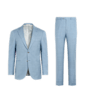 SUITSUPPLY  Light Blue Perennial Tailored Fit Havana Suit