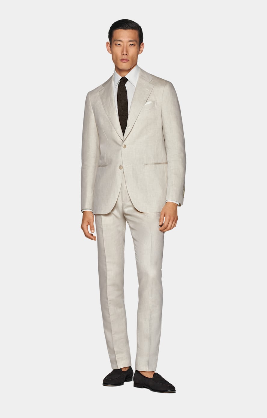 Sand Tailored Fit Havana Suit