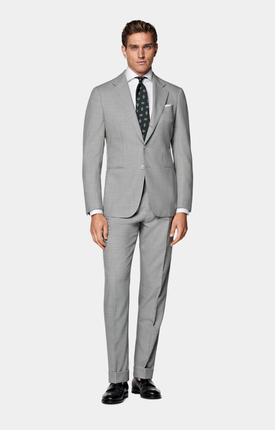 Abito Havana grigio chiaro tailored fit