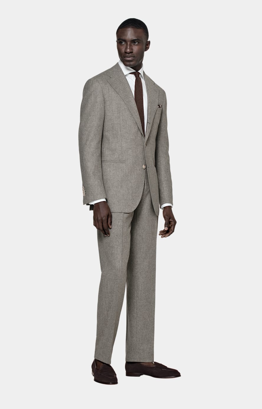  Taupe Roma Relaxed Fit Roma Suit