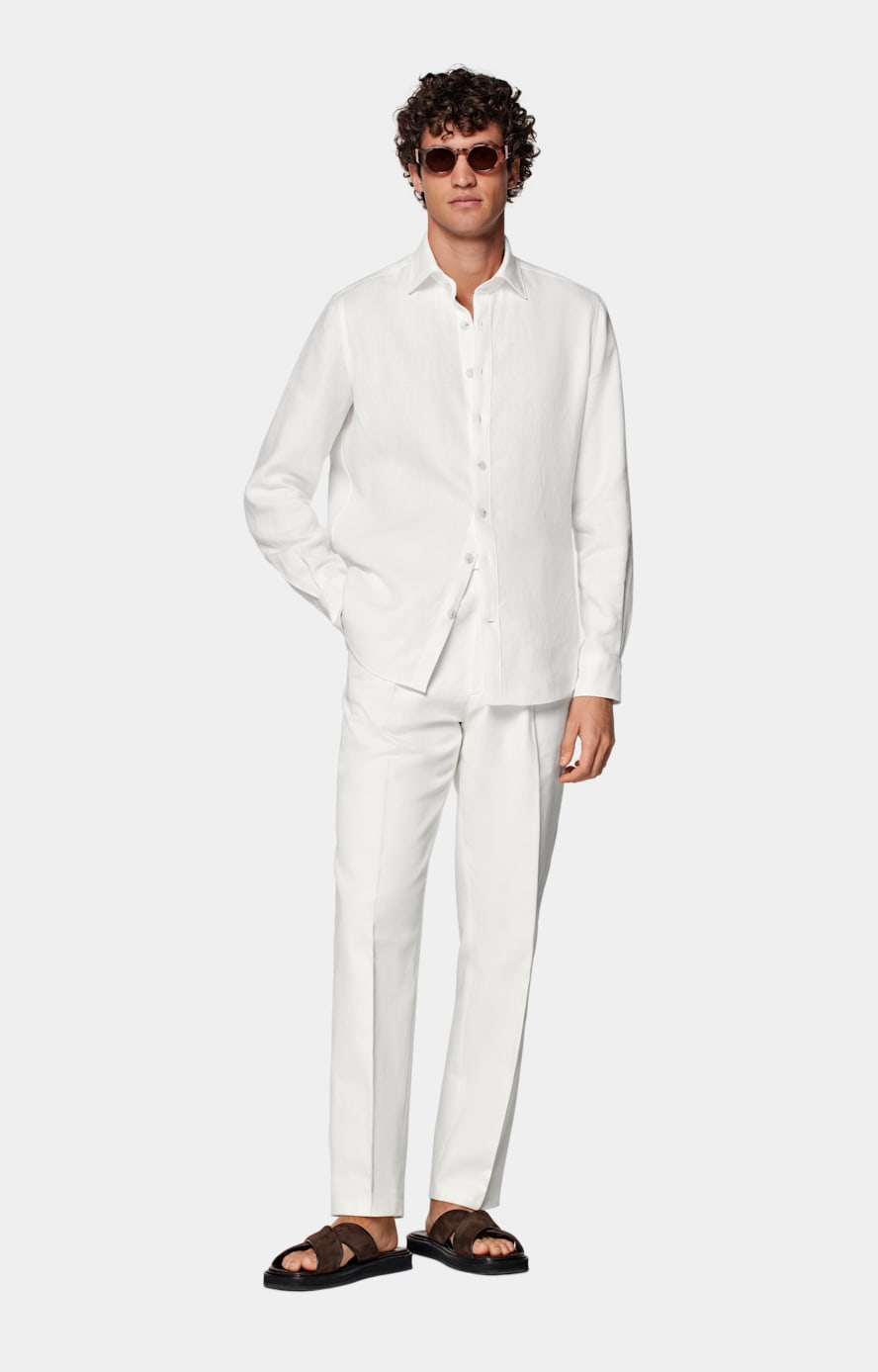 Koszula tailored fit biała