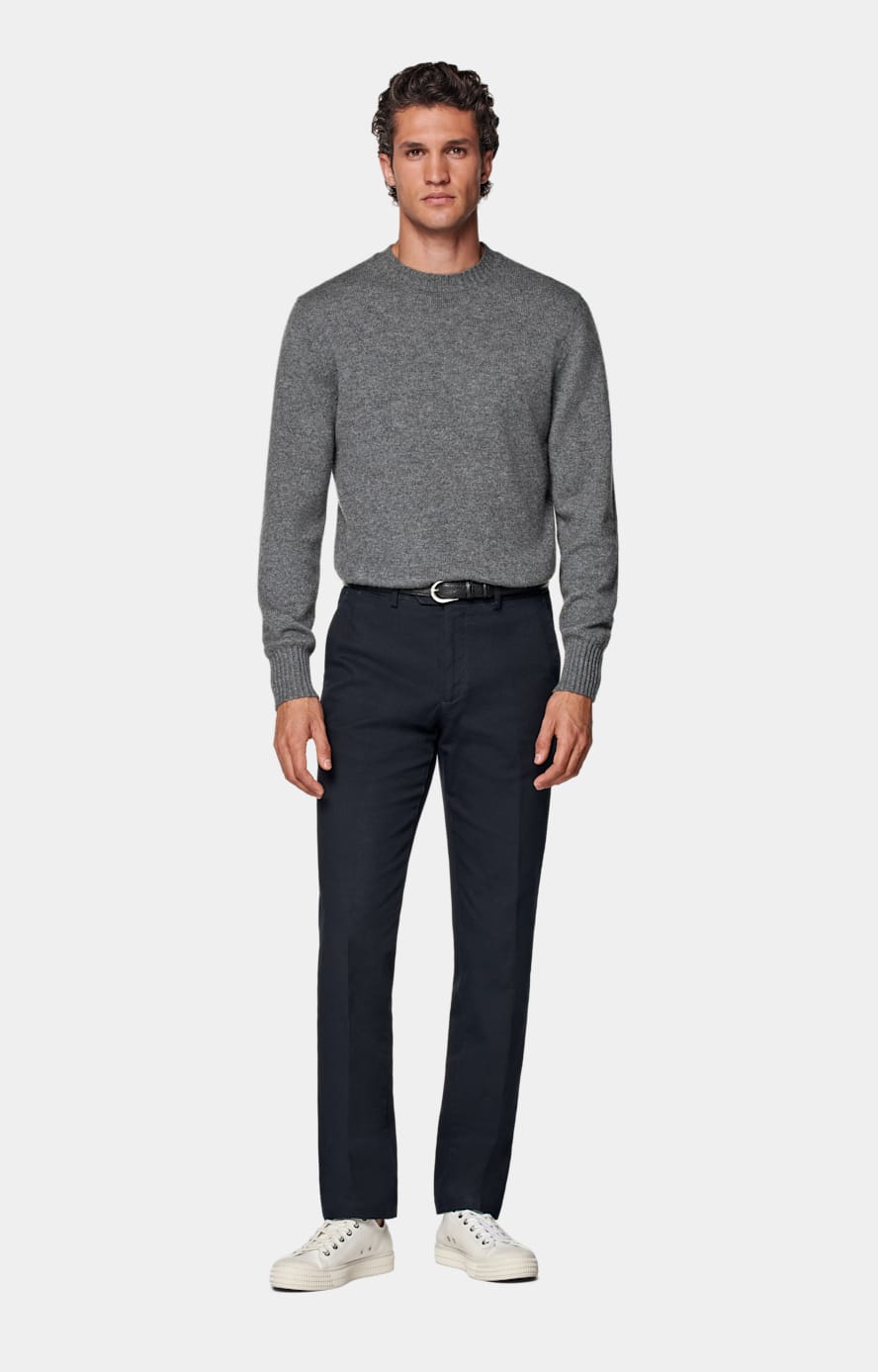 Chinos azul marino Slim Leg Straight