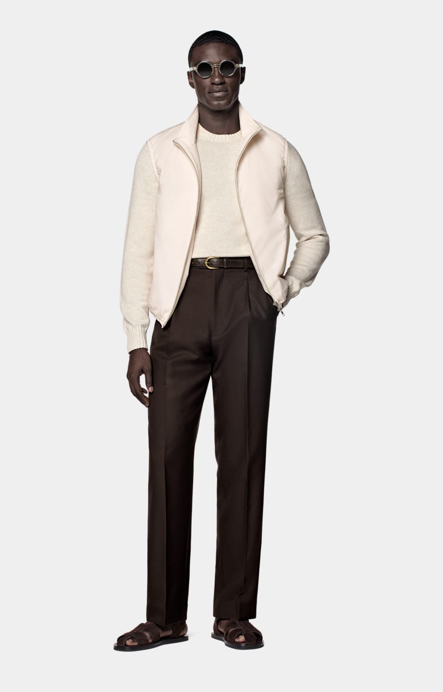 High Rise Ponte Trousers - Black / 12 / REGU