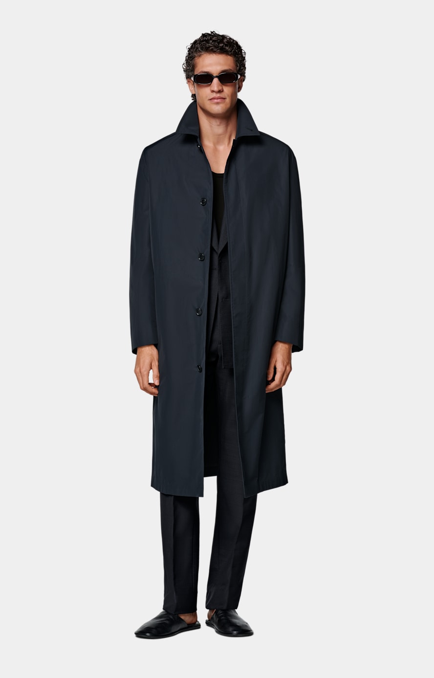 Navy Tailored Fit Milano Suit