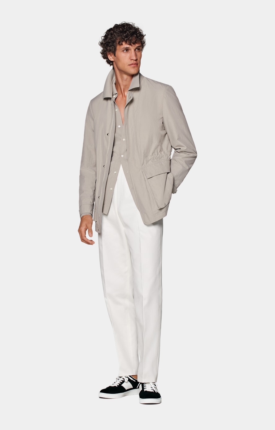 Field jacket gris topo
