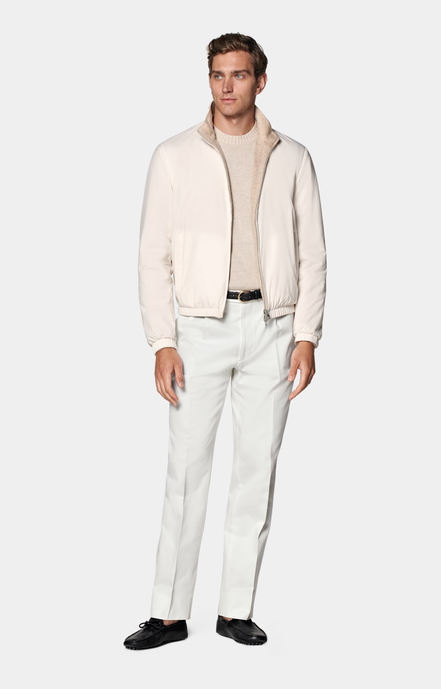 Off white belt jacket on sale