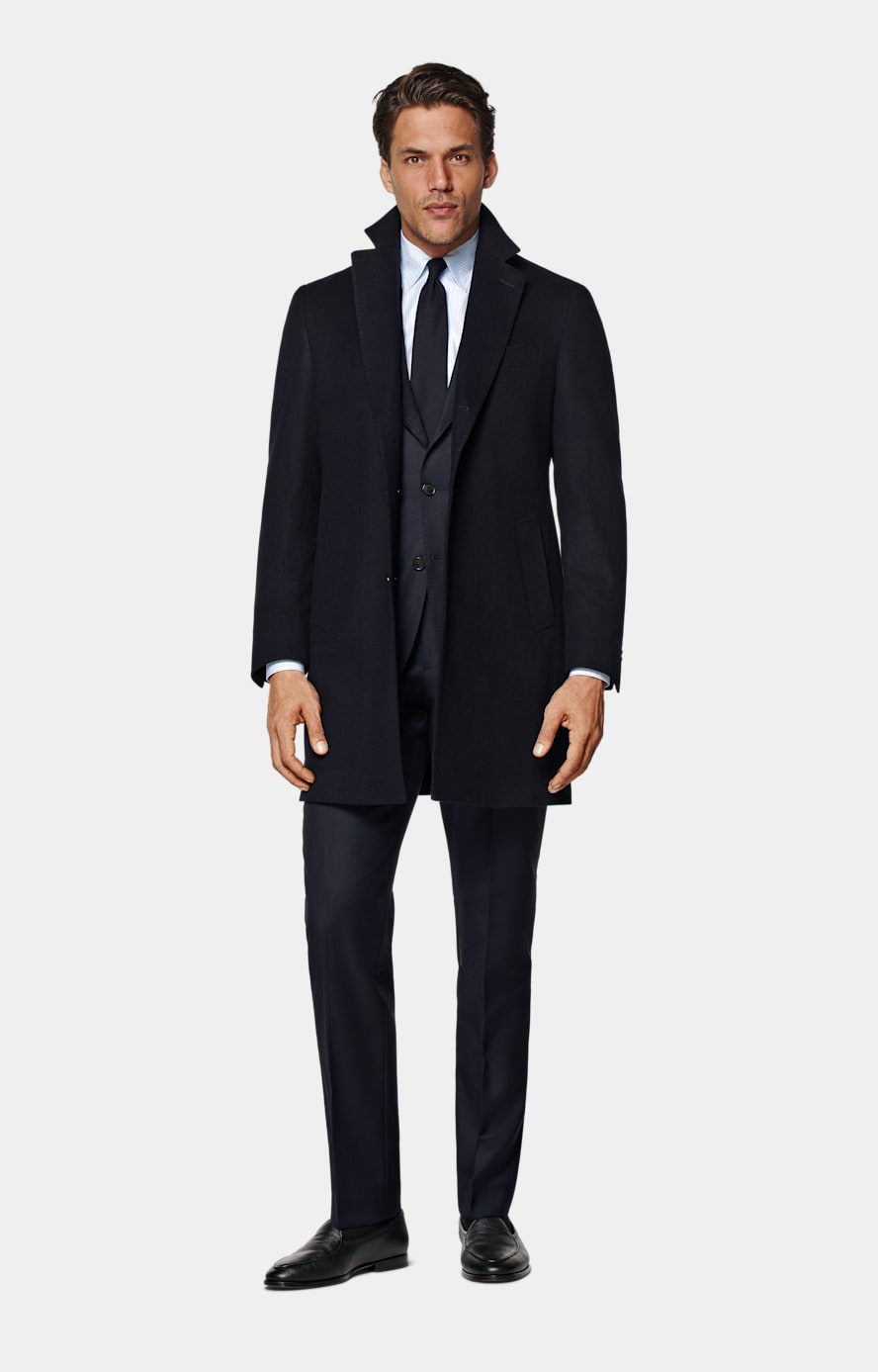 Navy Overcoat