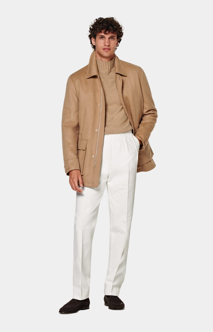 Mid Brown Down Field Jacket