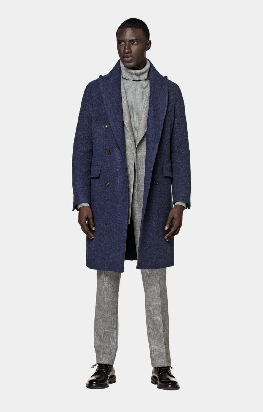 Grey Ribbed Turtleneck