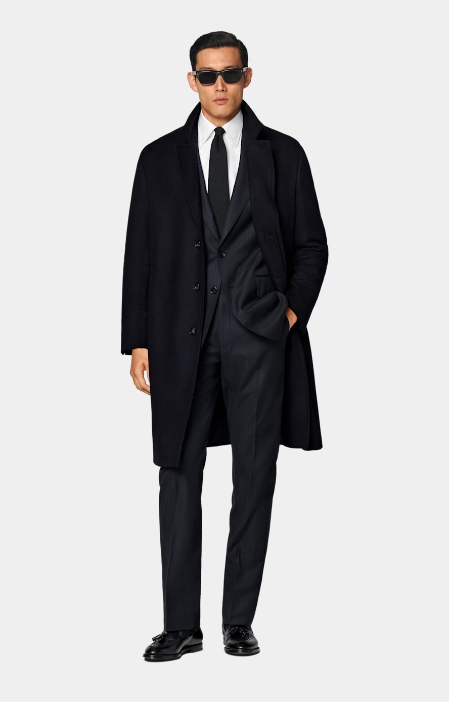 Navy Overcoat