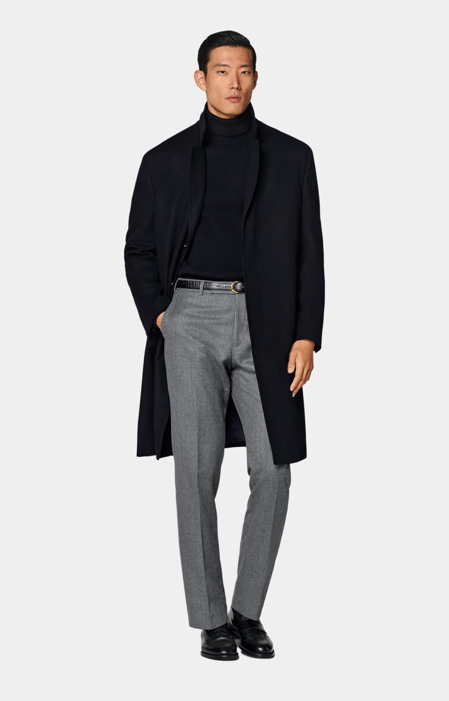 Navy Overcoat