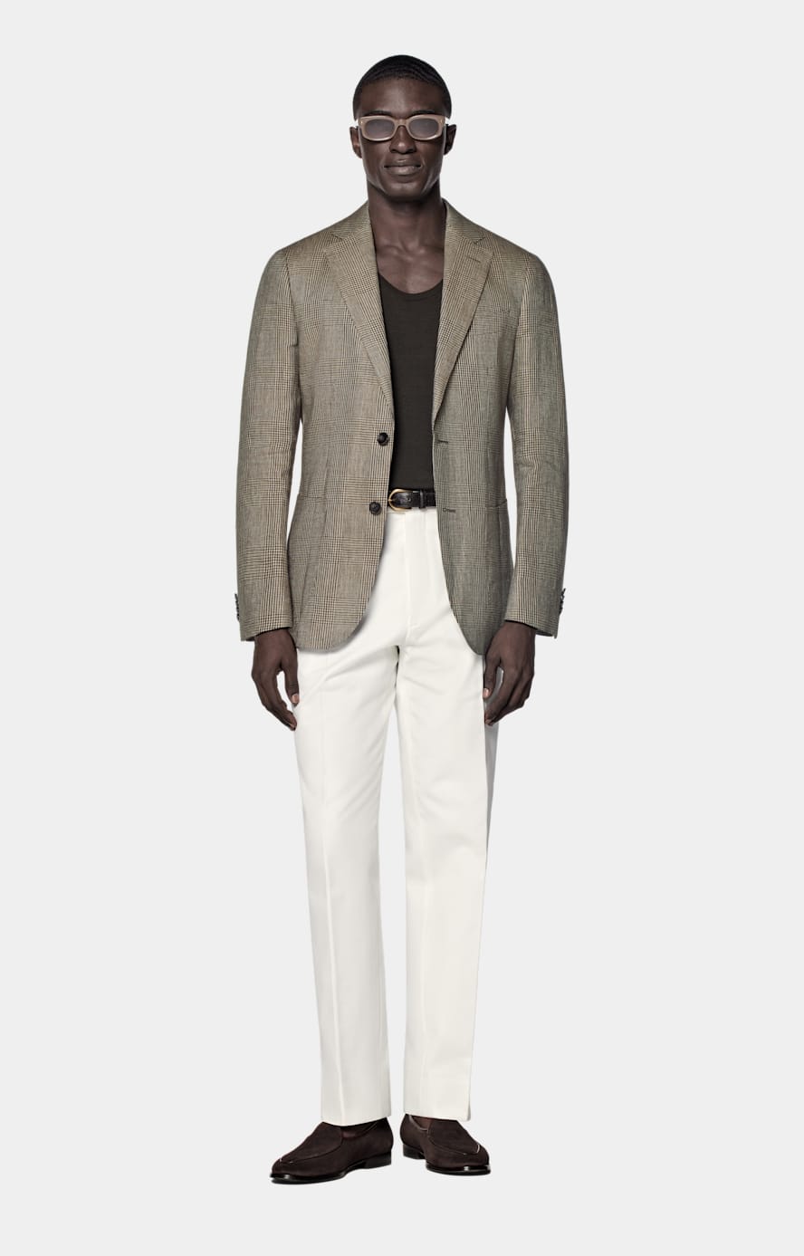 Off-White Straight Leg Trousers
