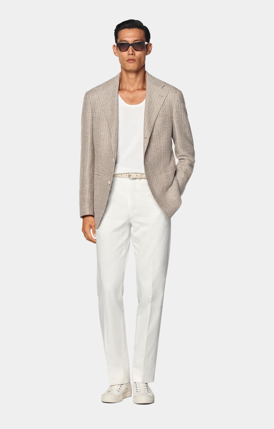 Taupe Relaxed Fit Roma Blazer