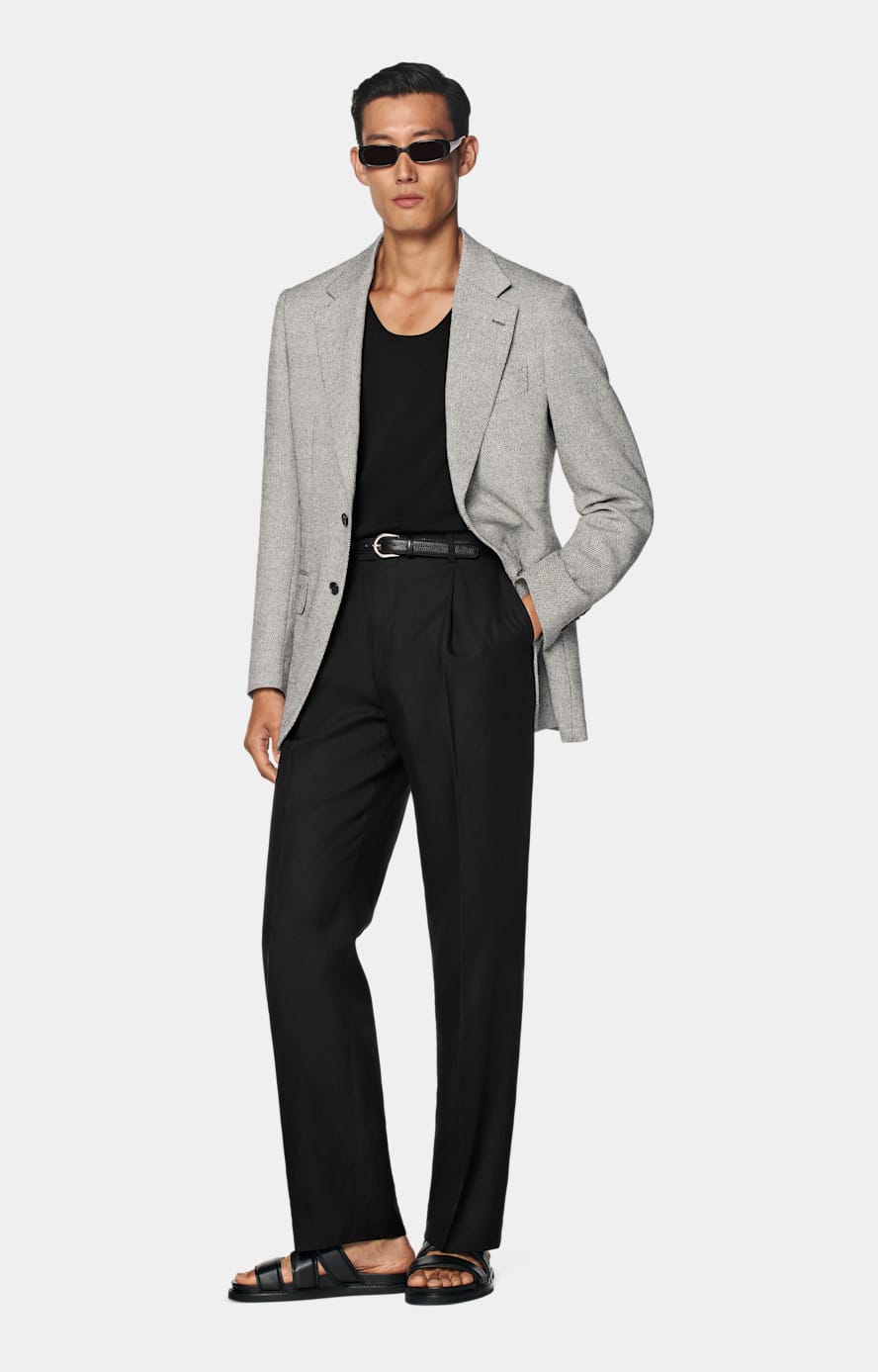 Blazer Milano negro corte Tailored