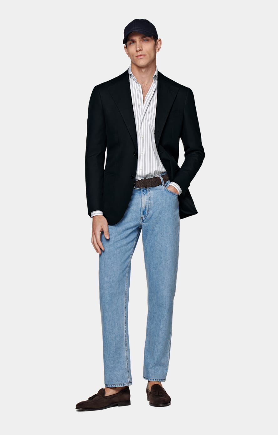 Giacca da abito Roma navy relaxed fit
