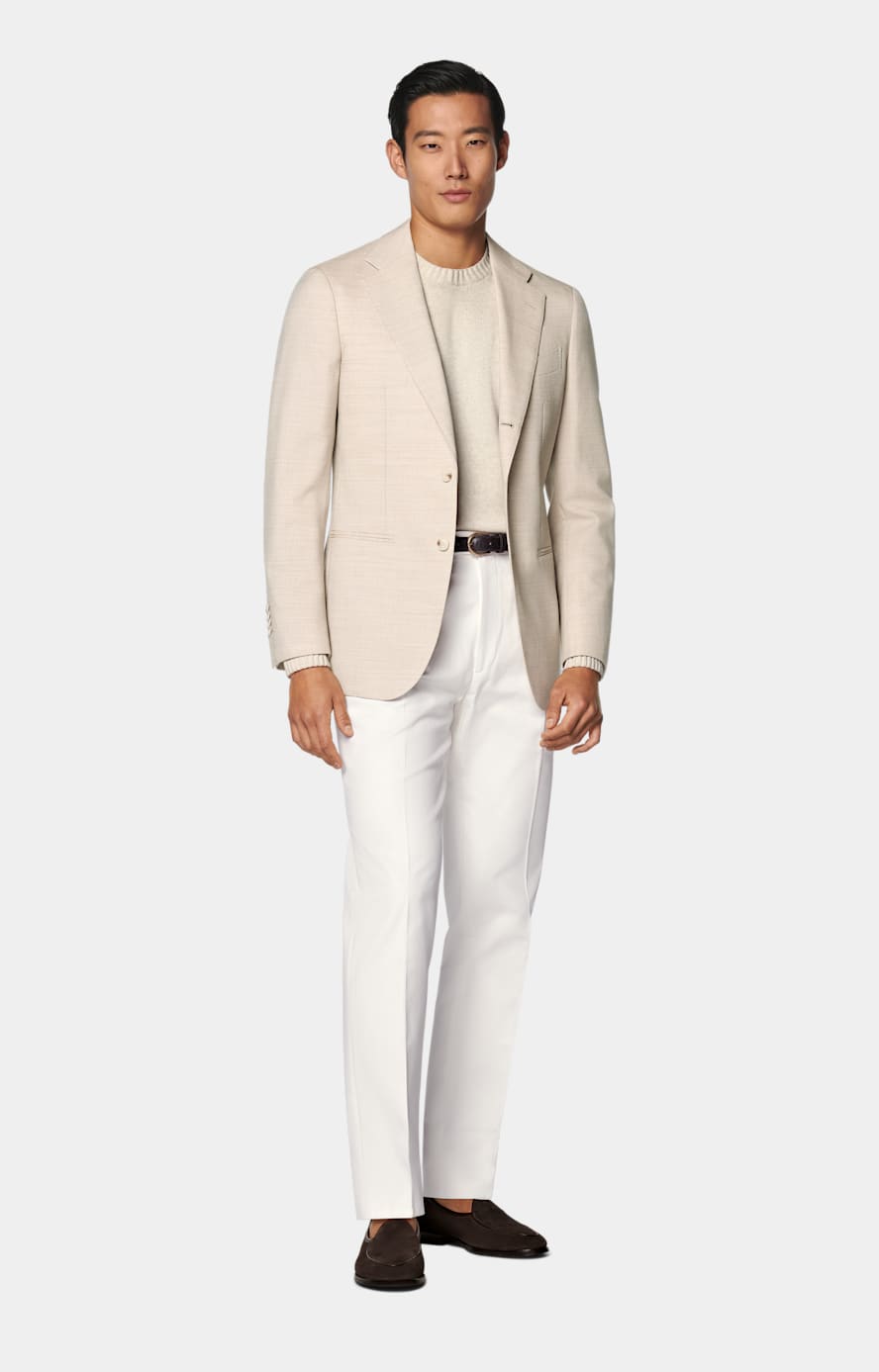 Giacca da abito Havana color sabbia tailored fit
