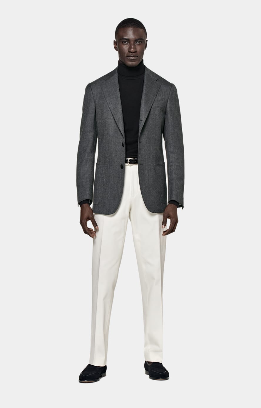 Off-White Straight Leg Chinos