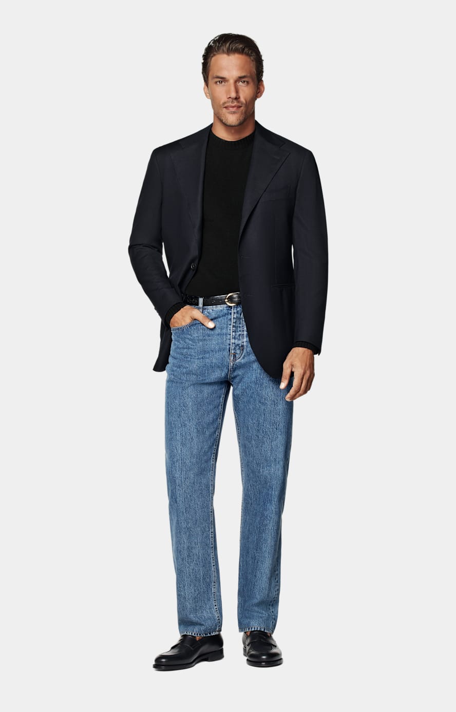 Relaxed black blazer cheap