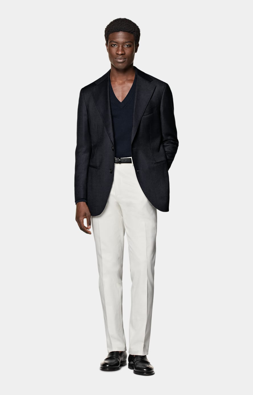 Off-White Straight Leg Chinos