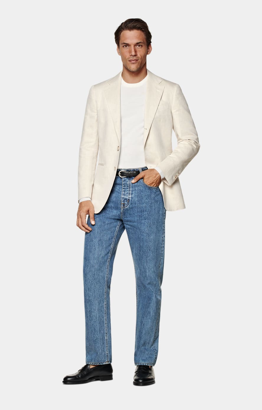 Giacca da abito Havana color sabbia tailored fit