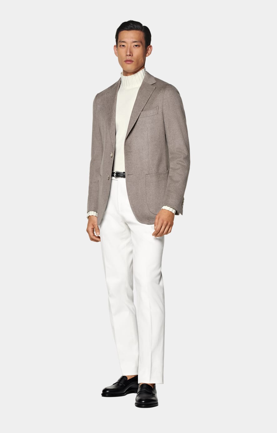 Off-White Straight Leg Chinos