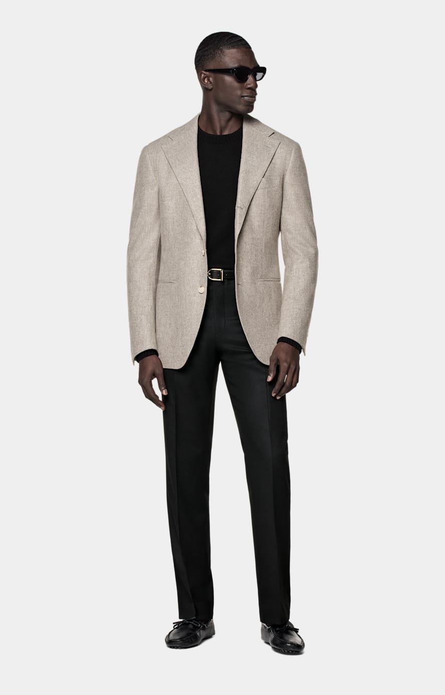 Giacca da abito Roma taupe relaxed fit