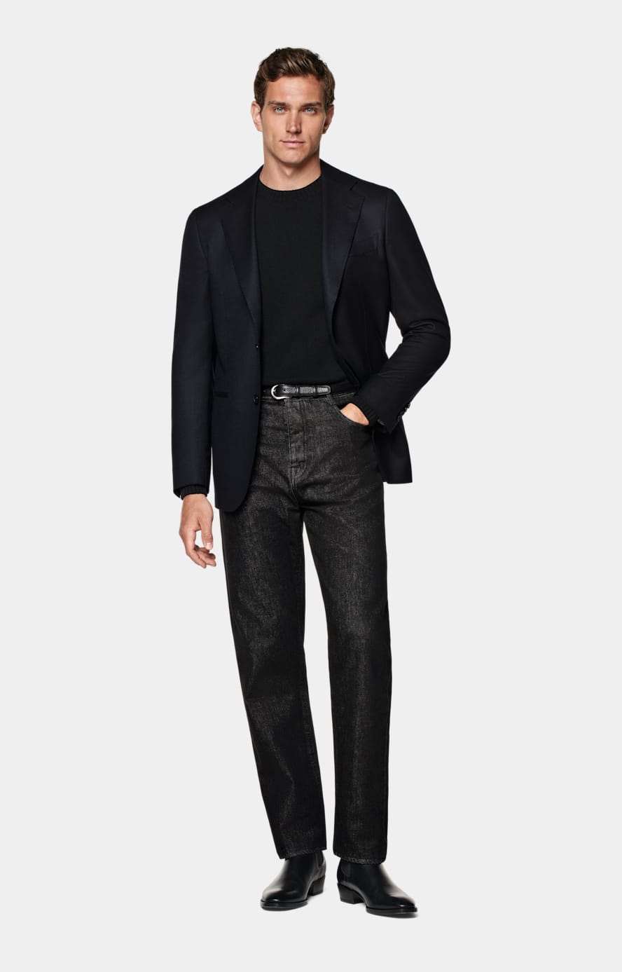 Havana Anzugsakko Navy Tailored Fit