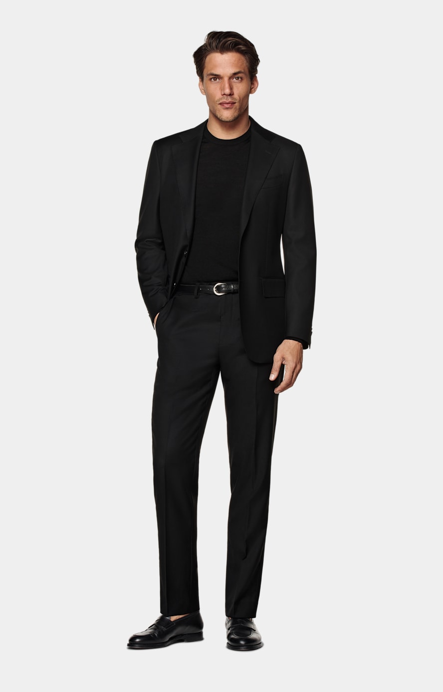 Mens black formal jacket shop