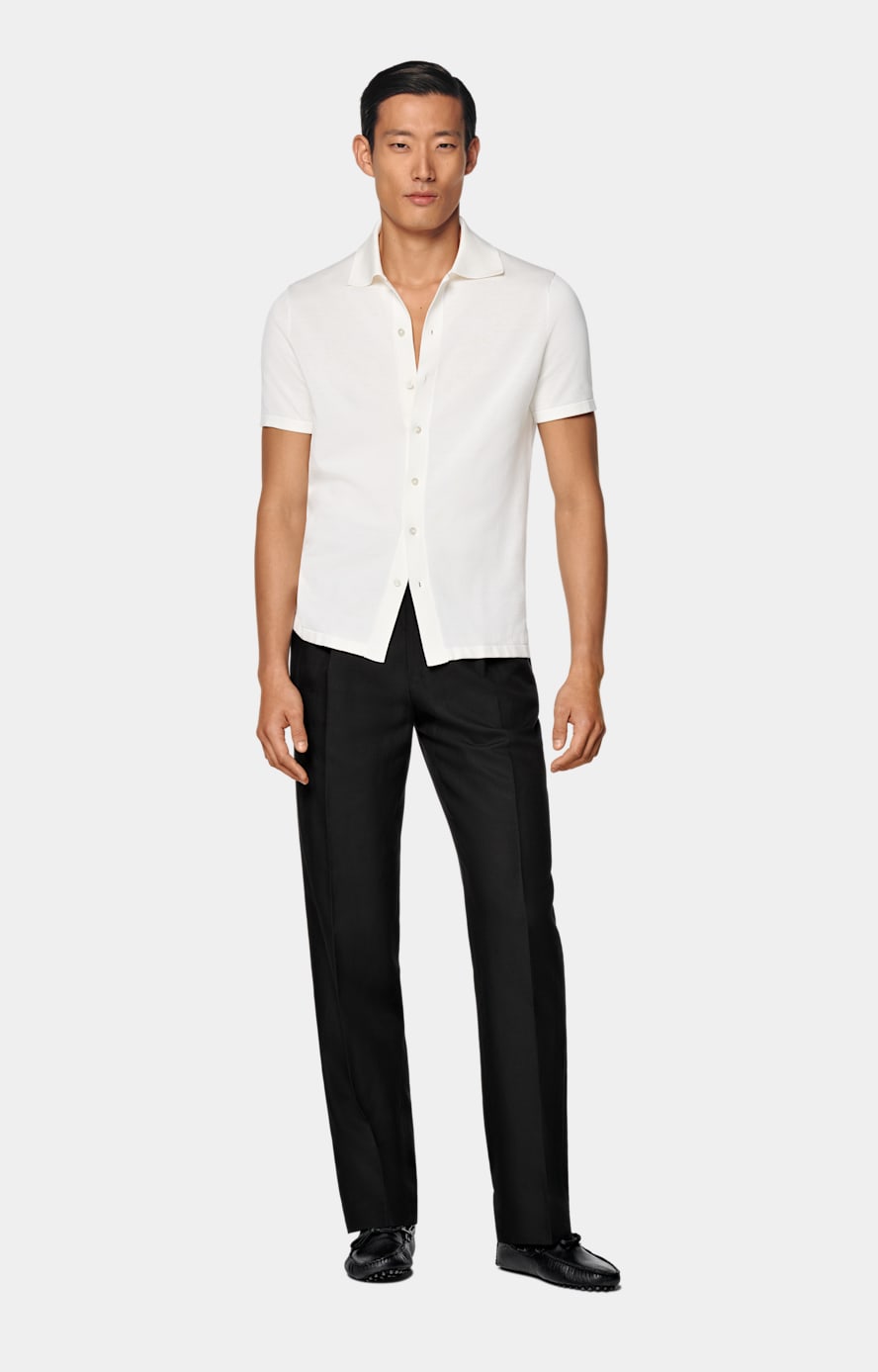 Off-White Polo Cardigan