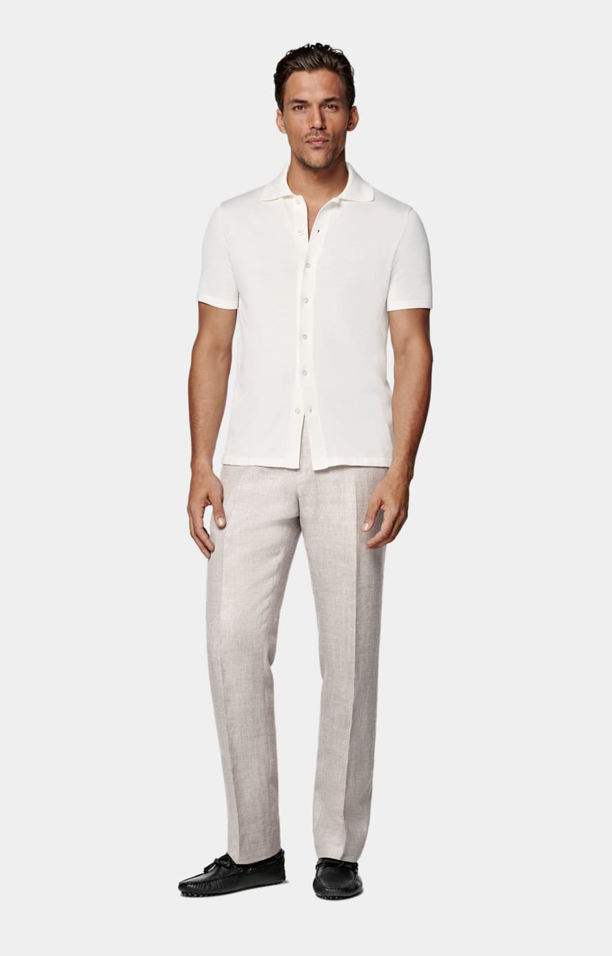 Off-White Polo Cardigan
