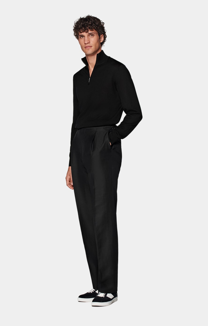 Black Half Zip