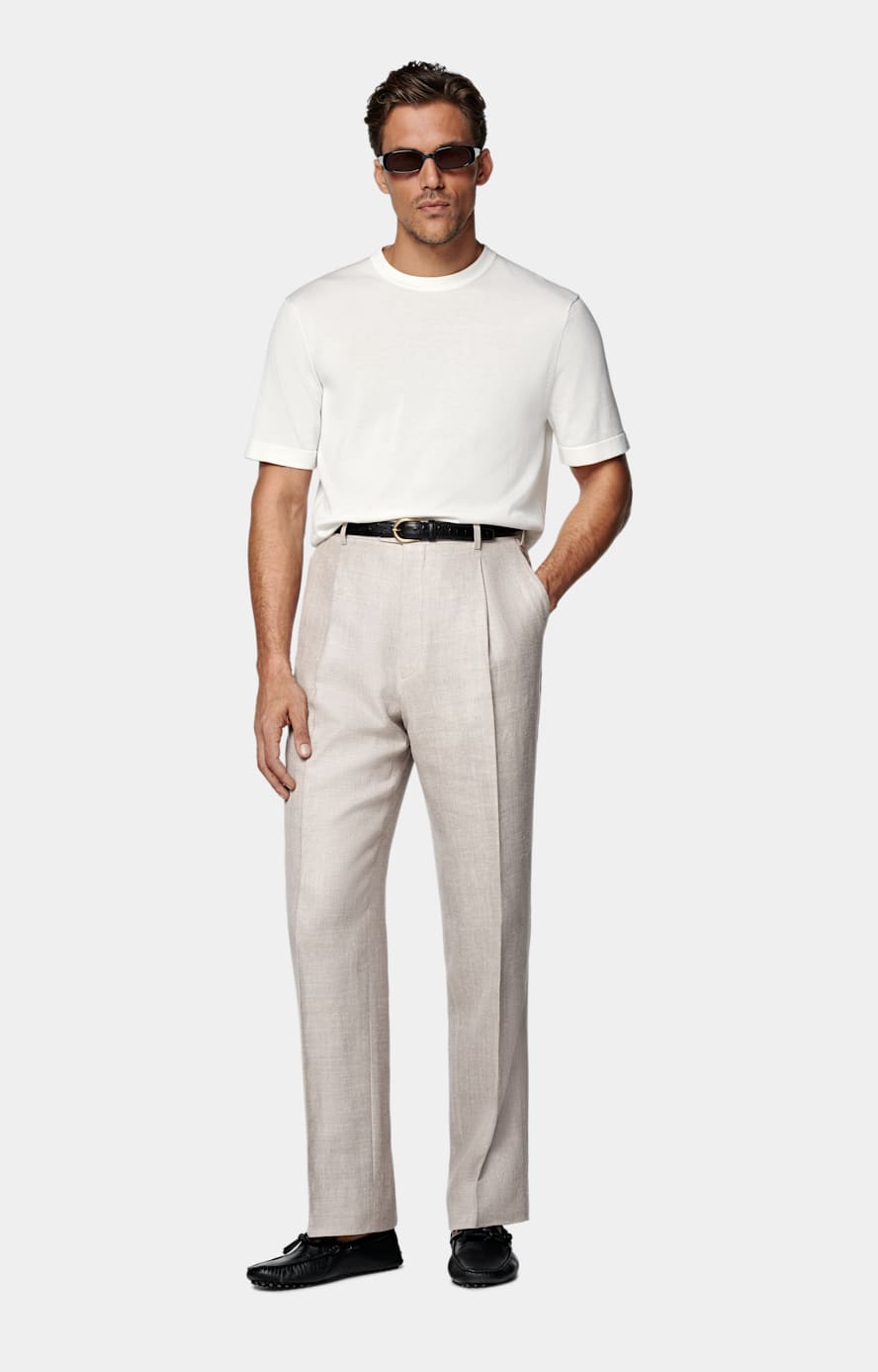 Off-White Short Sleeve Crewneck