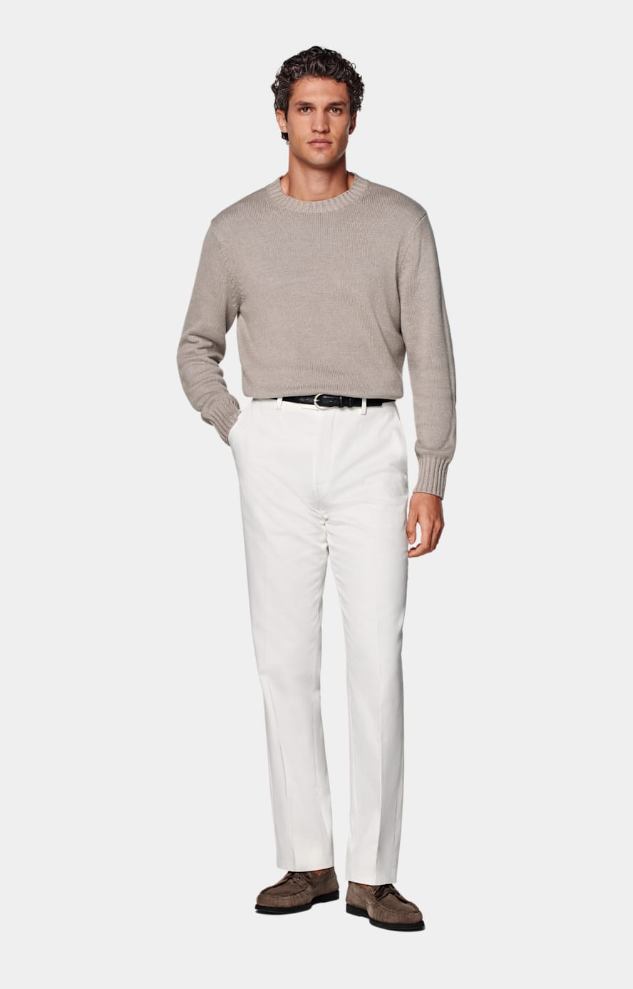 Taupe Crewneck