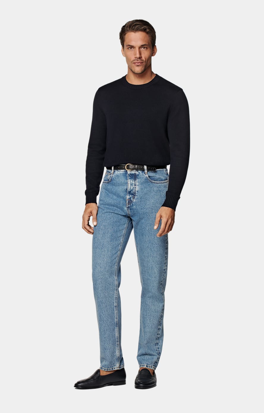 Navy Crewneck