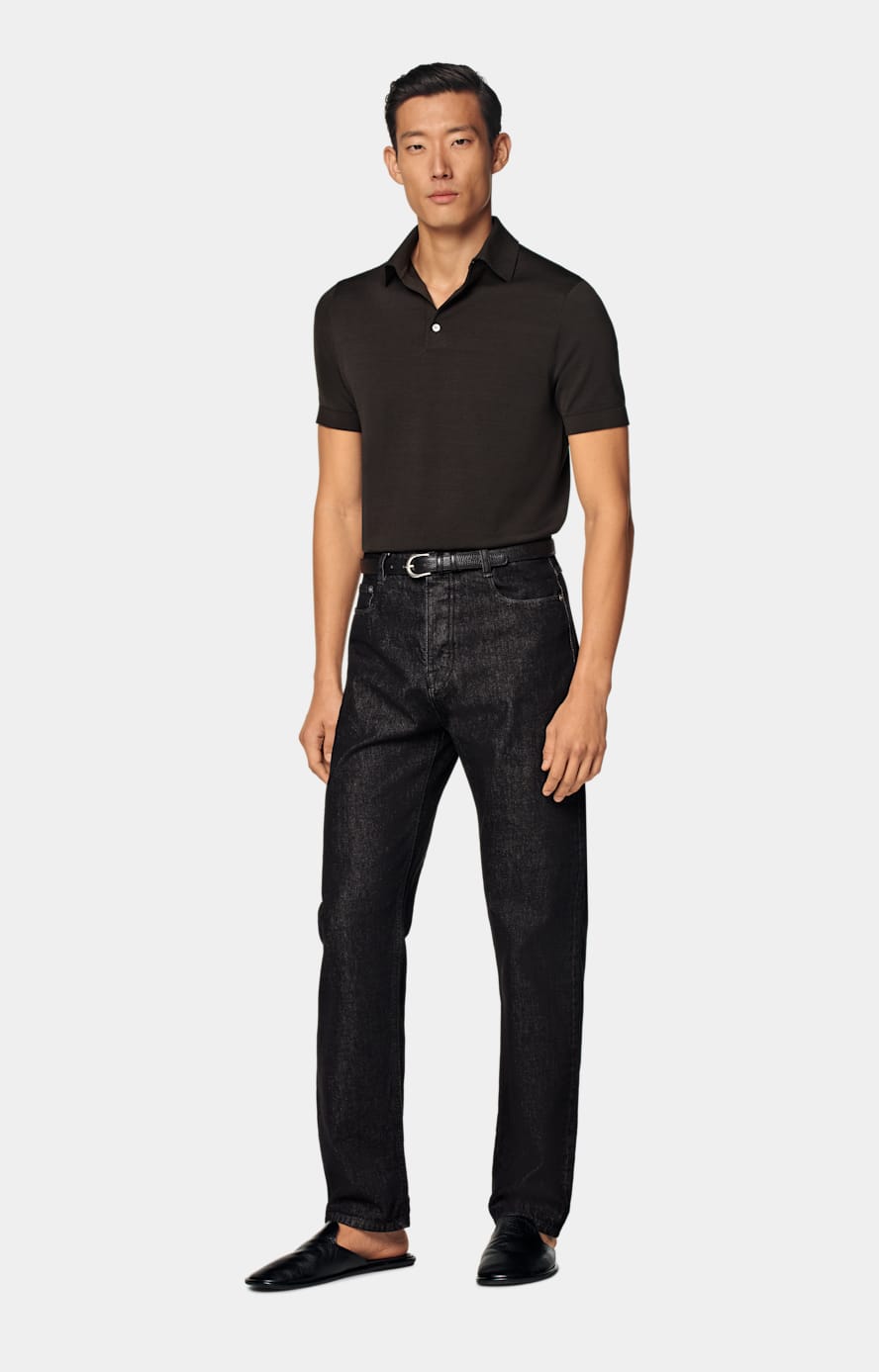 Dark Brown Polo