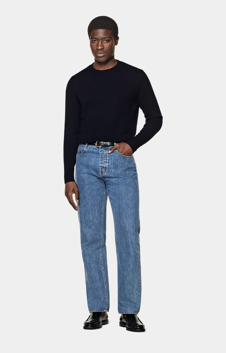 Navy Crewneck