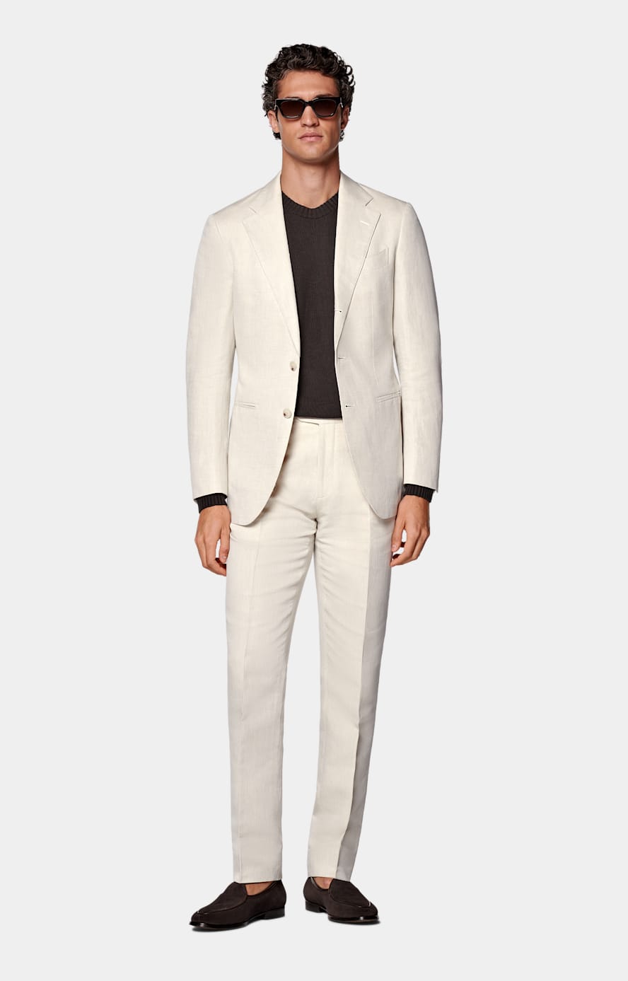 Sand Tailored Fit Havana Suit Jacket