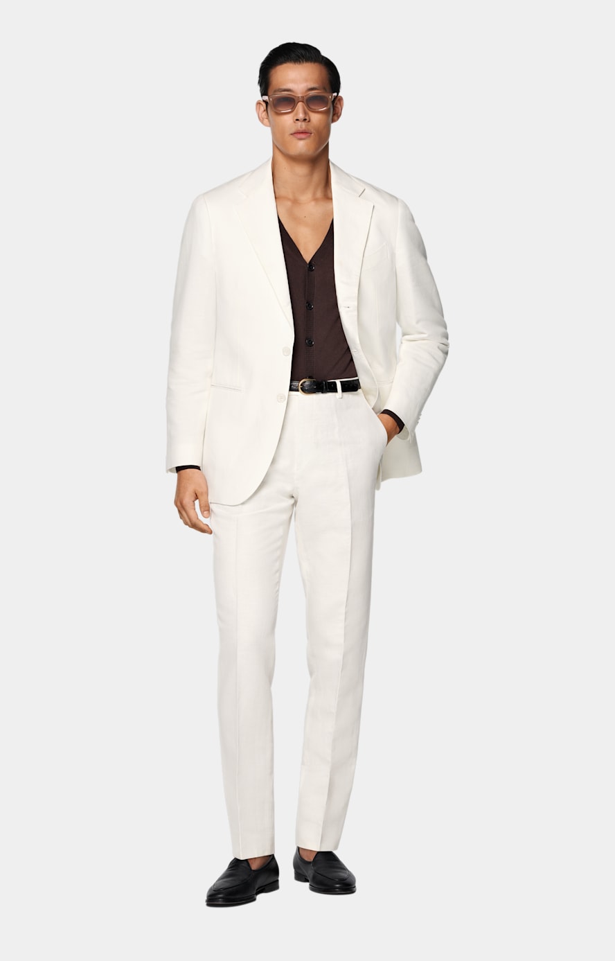Off-White Tailored Fit Havana Suit Jacket