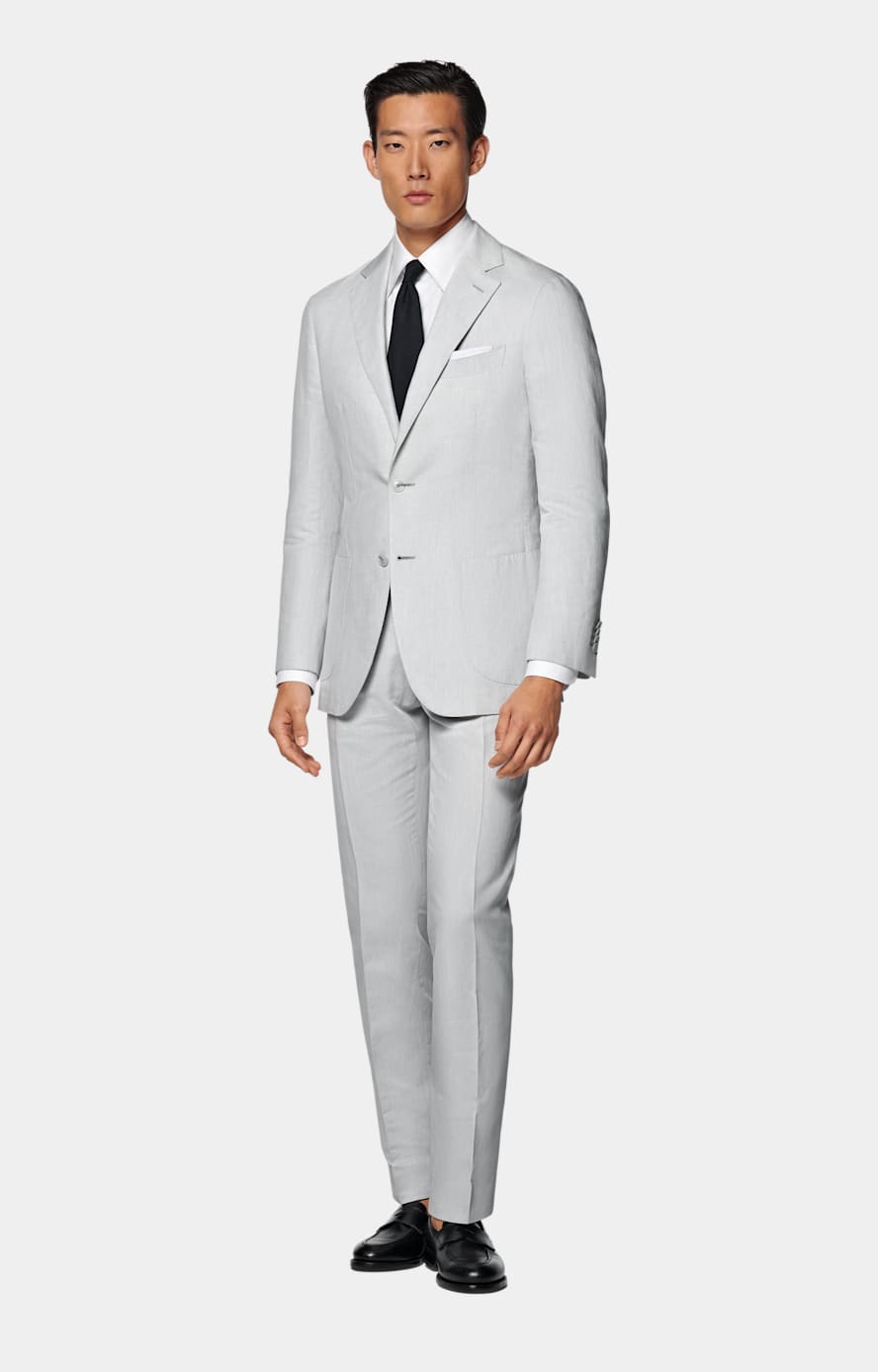 Havana Anzugsakko hellgrau Tailored Fit