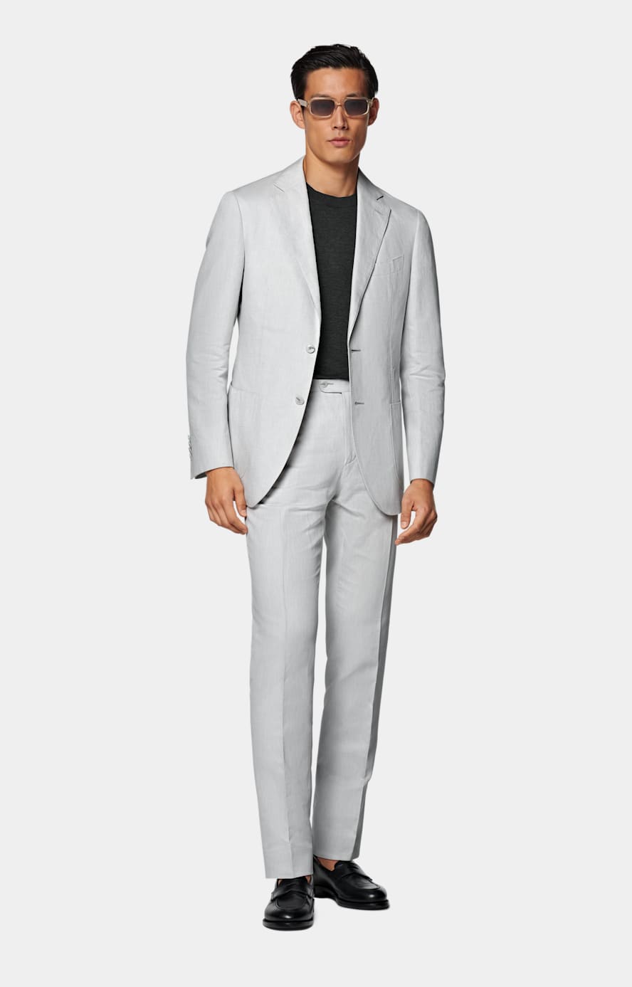 Havana Anzugsakko hellgrau Tailored Fit