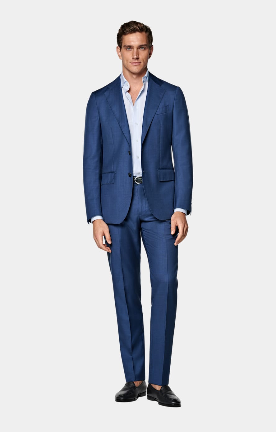 Giacca da abito Havana blu tailored fit