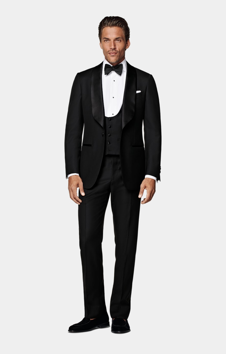 Havana Dinner Jacket schwarz Tailored Fit