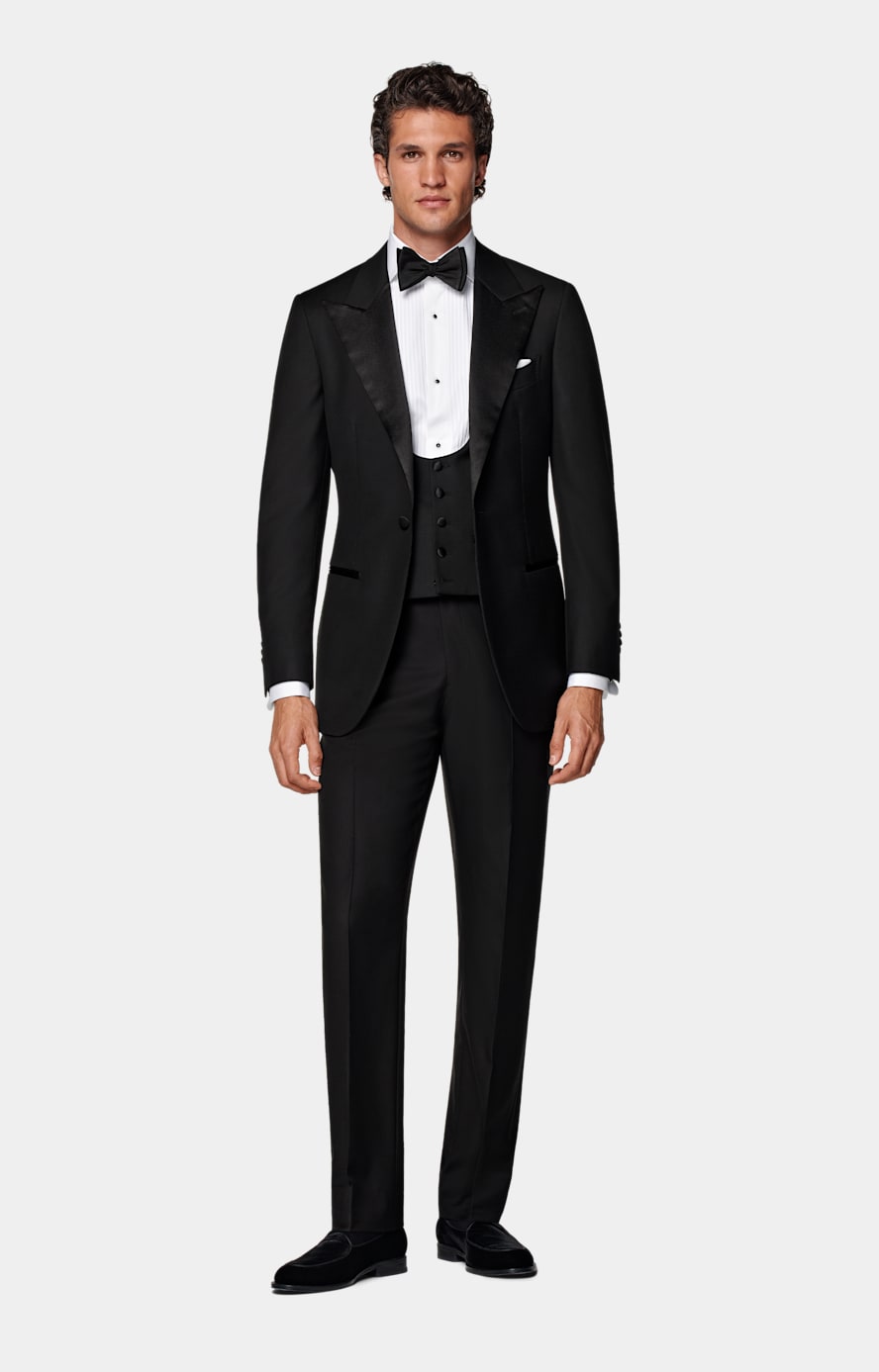 Black Tuxedo Slip On in Cotton Velvet SUITSUPPLY SUITSUPPLY Canada