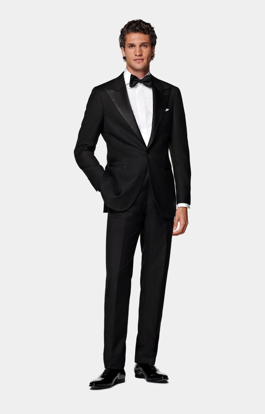 Black Tuxedo Oxford in Patent Leather SUITSUPPLY SUITSUPPLY Puerto Rico US
